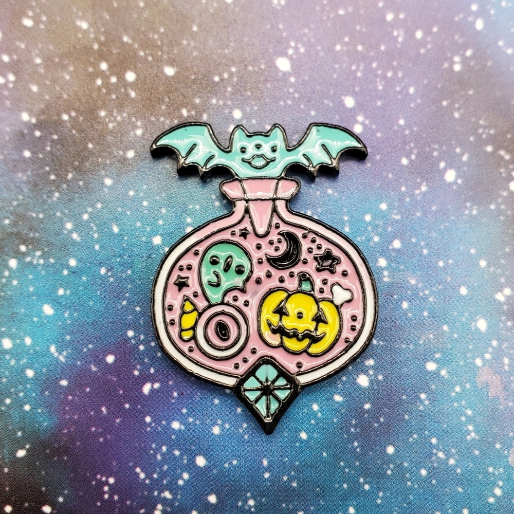 Halloween Potion Bottle Enamel Pin